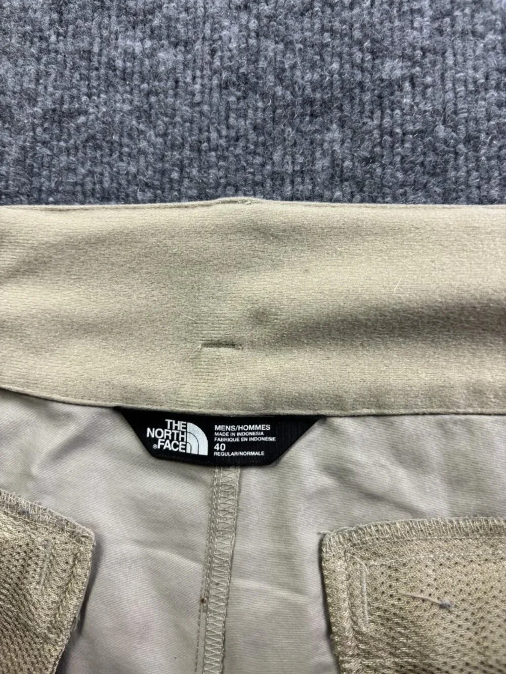 The North Face Shorts Mens 40 Beige Nylon Hiking‎ Stretch Quick Dry 9 Inseam